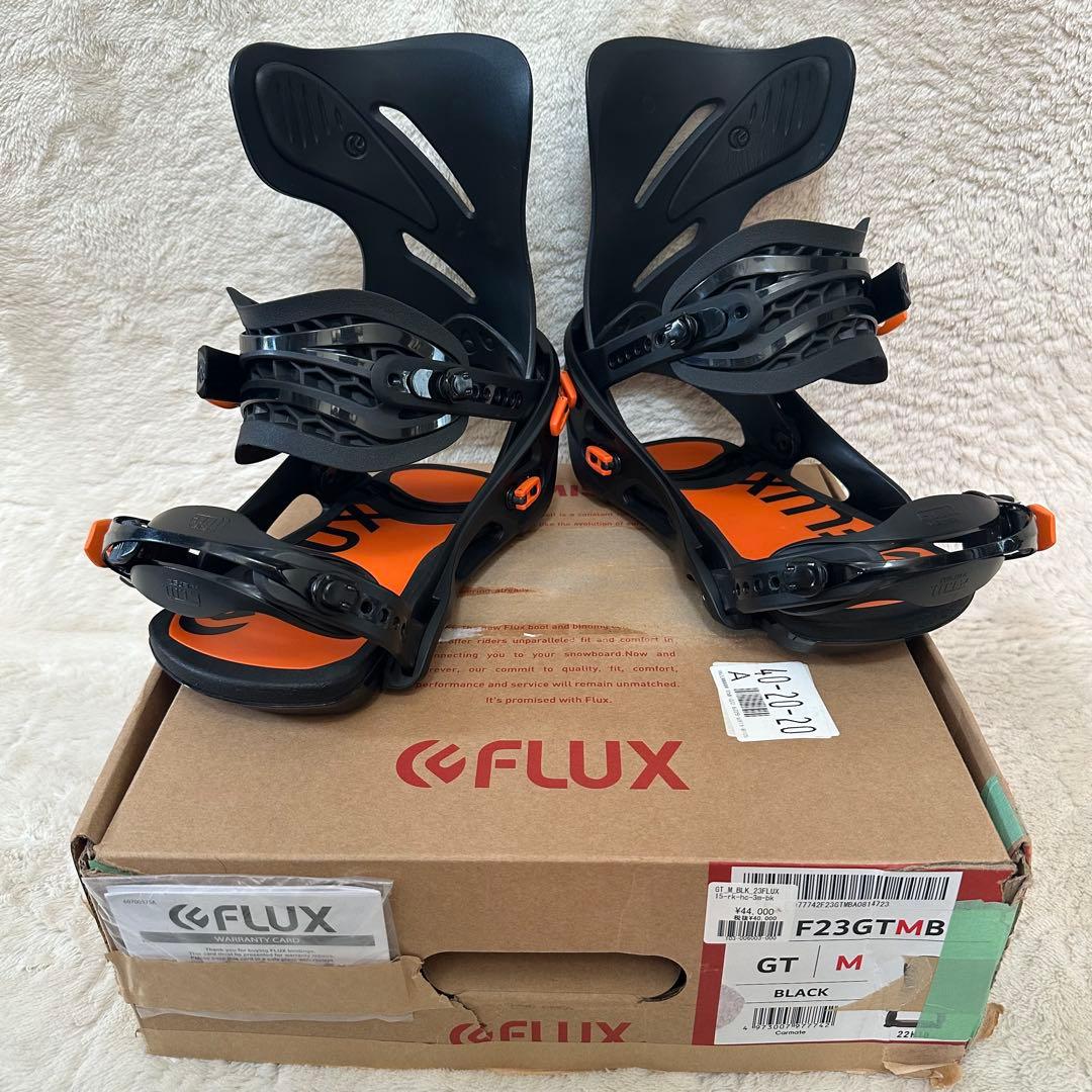 23-24 FLUX GT スノーボード ビンディング M ブラック/オレンジ