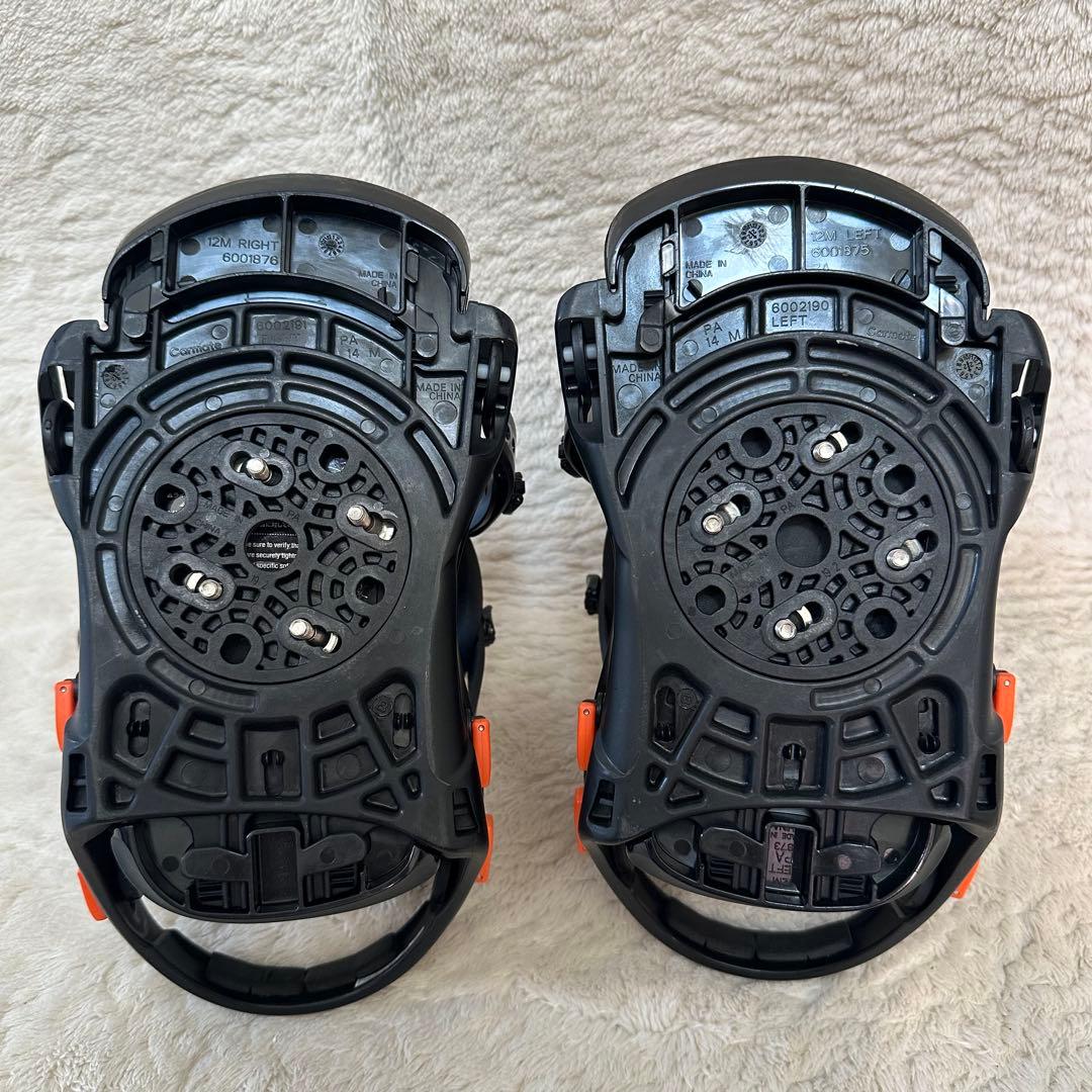 23-24 FLUX GT スノーボード ビンディング M ブラック/オレンジ