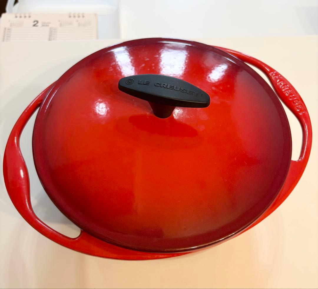 ル・クルーゼ センセーション ココットロンド 22cm チェリーレッド