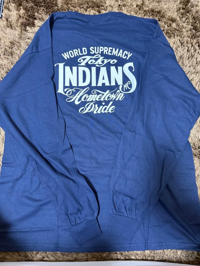 新品未使用　東京インディアンズ　ロンT ネイビー