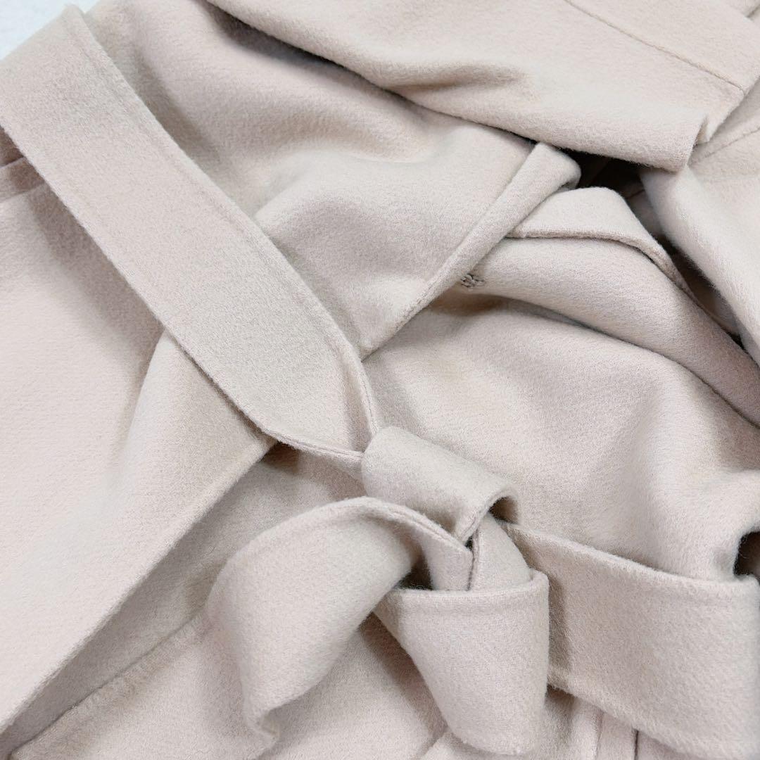 シップス MANTECO リバーコート ロング 36 ゆったり　ピンク