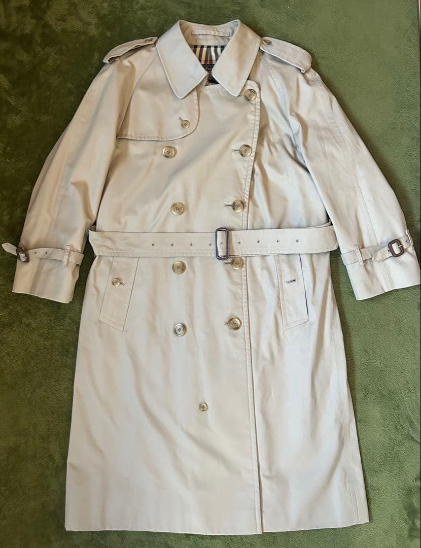 古着Burberrys バーバリーズ　トレンチコート　ノバチェック　ヴィンテージ