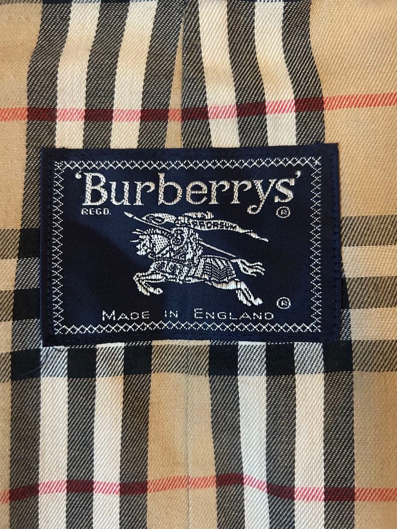 古着Burberrys バーバリーズ　トレンチコート　ノバチェック　ヴィンテージ