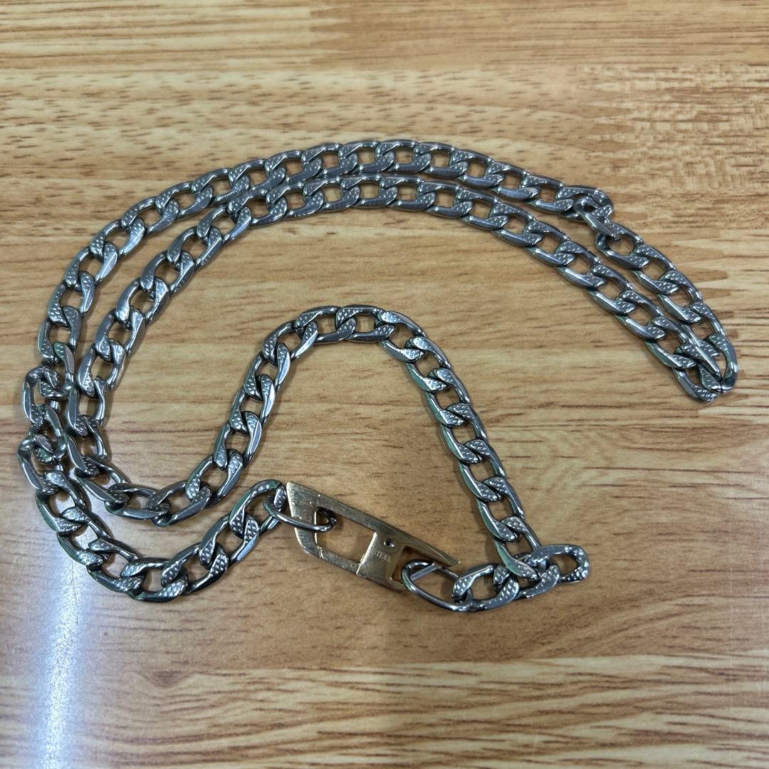 ディーゼル　Dロゴ　ネックレス　DX1343040