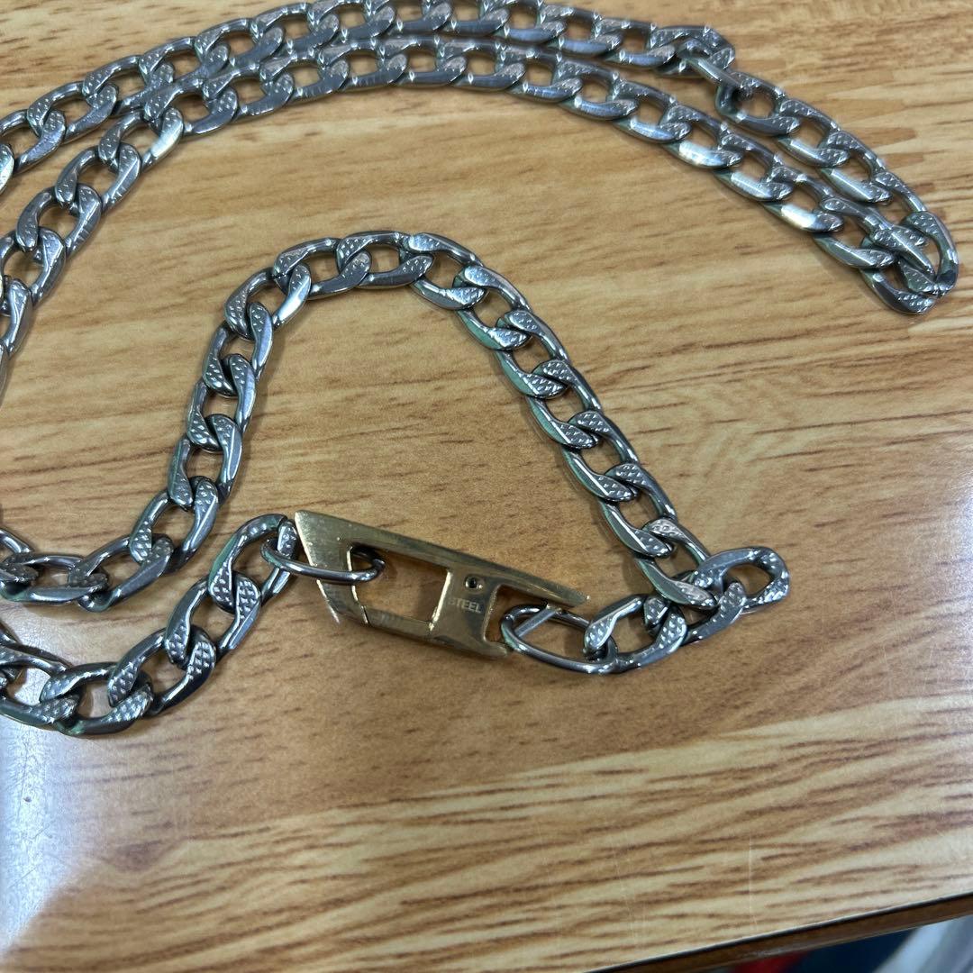 ディーゼル　Dロゴ　ネックレス　DX1343040