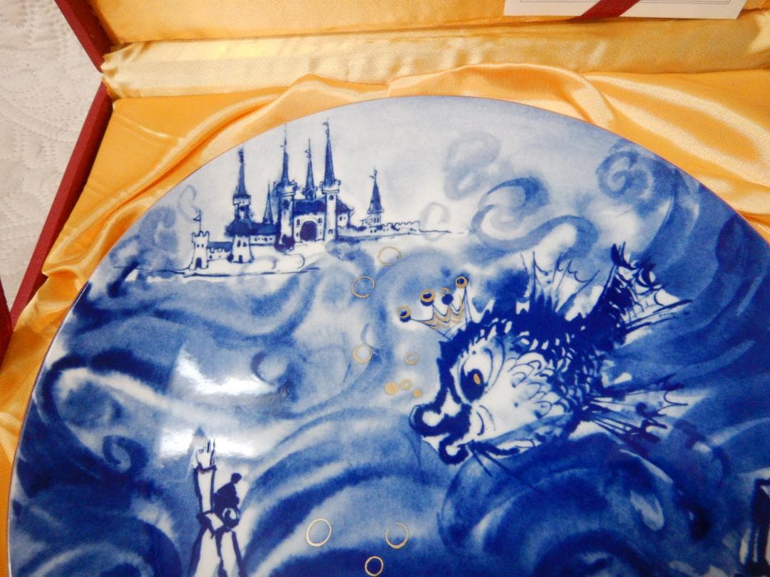 マイセン　Meissen 1990年　 イヤープレート 　 陶器 飾り皿