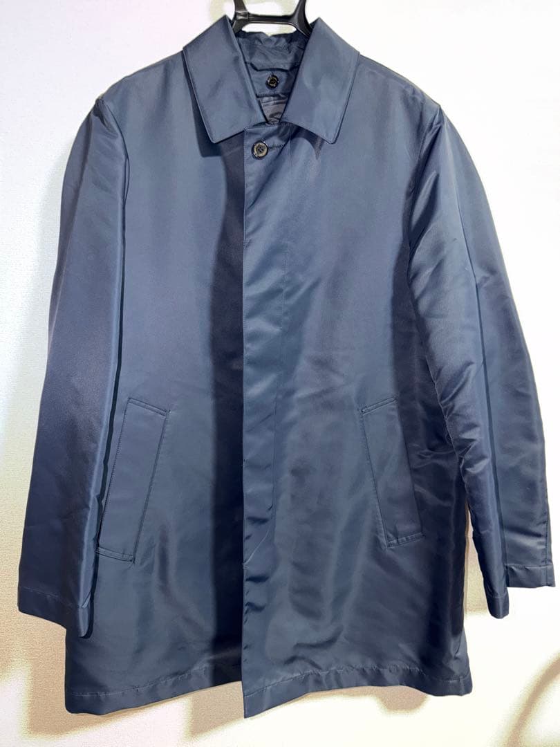 MACKINTOSH LONDON ステンカラーコート ナイロン40ネイビー