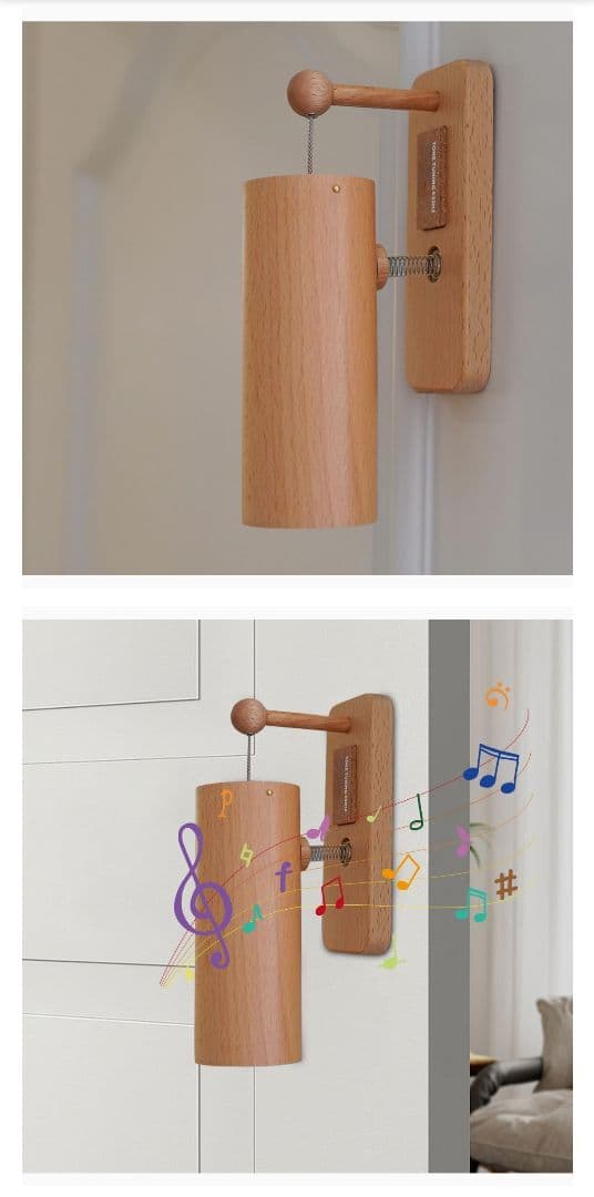 風鈴 ドアベル Aadd9 432hz 無垢ブナ材