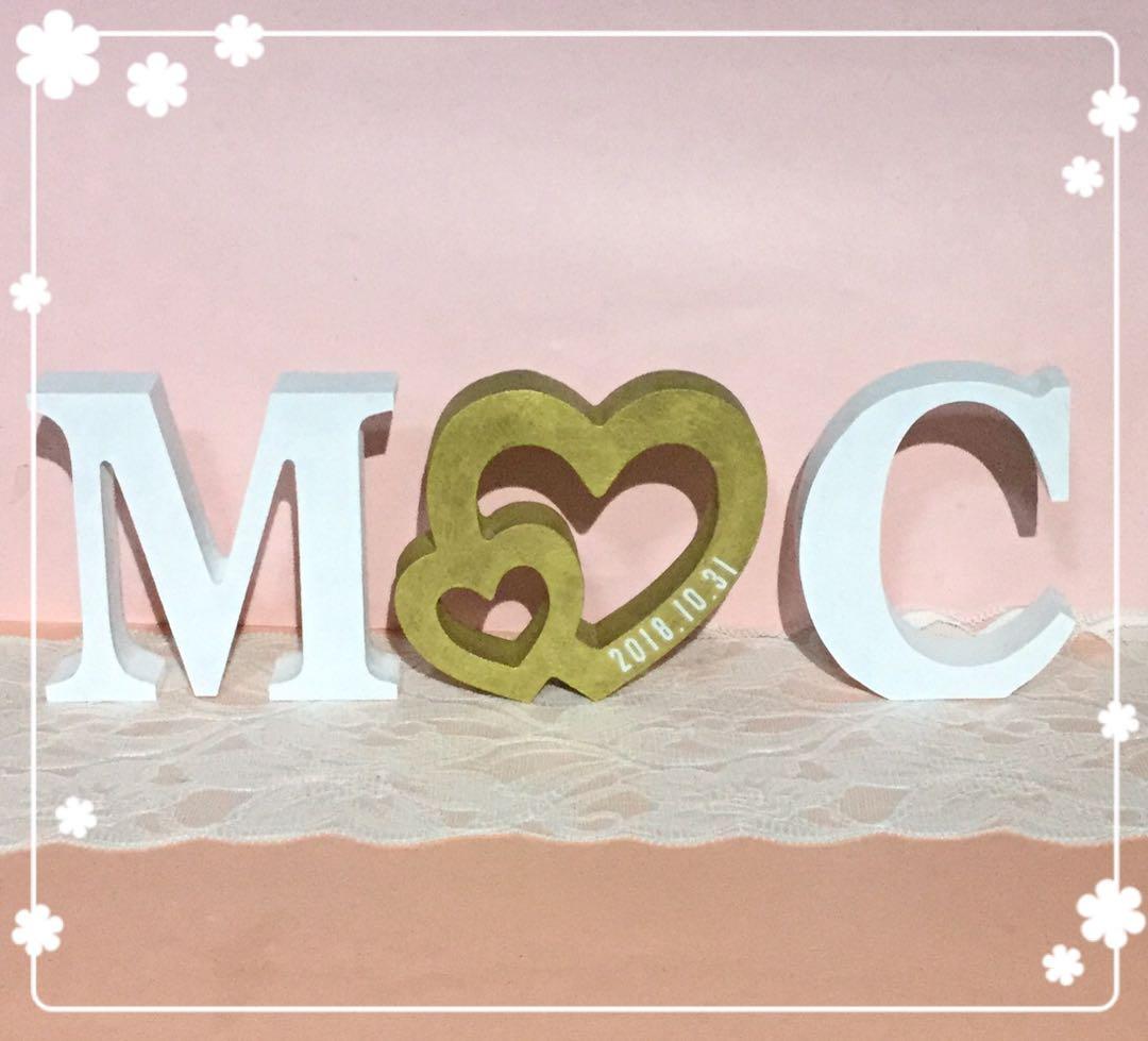 しょこ様確認用♡イニシャルオブジェ