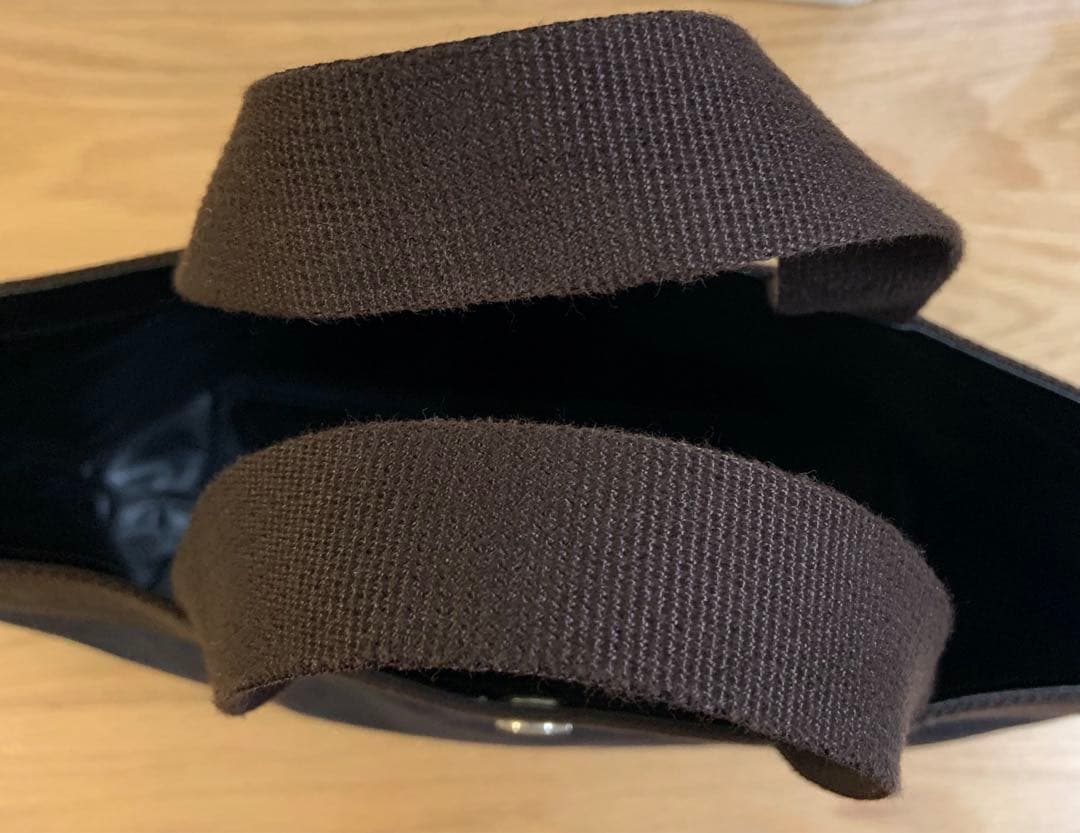 エルベシャプリエ ネイビー×モカ　704C トートバッグ