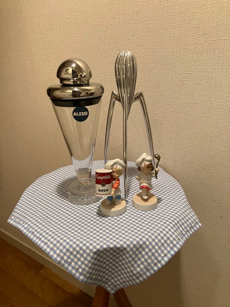 Alessi カクテルシェーカーとレモン絞りとオマケ
