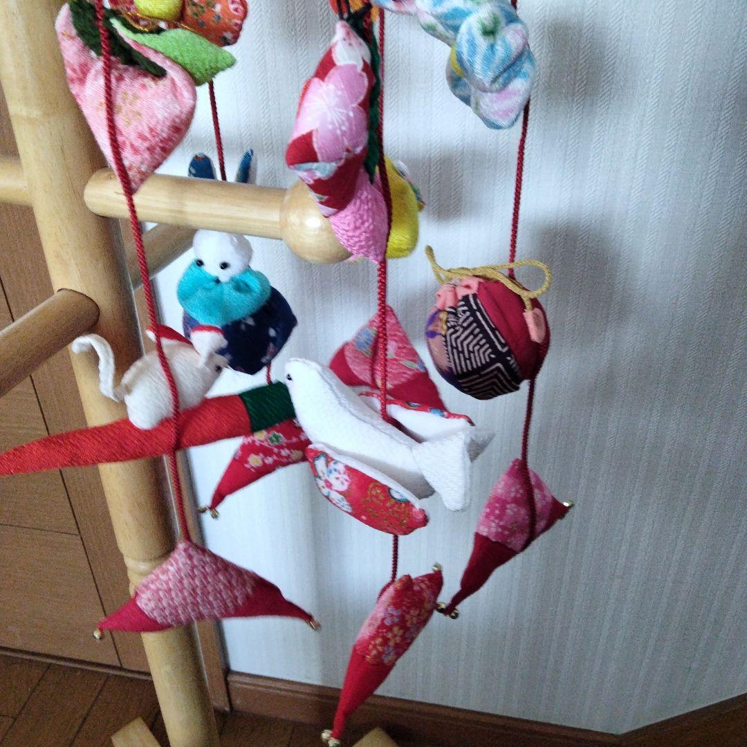吊るし飾り　吊るし雛　ちりめん細工　雛祭り