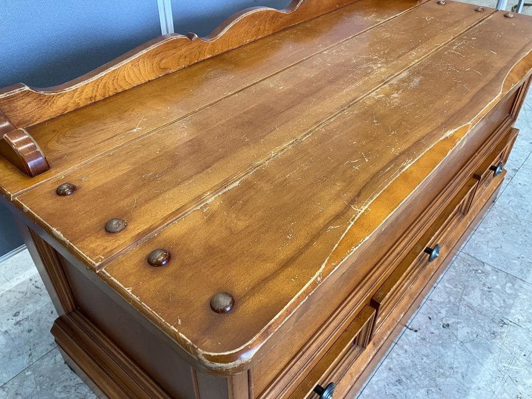 横浜ダニエル ベンチ収納 ベンチチェスト ブラウン