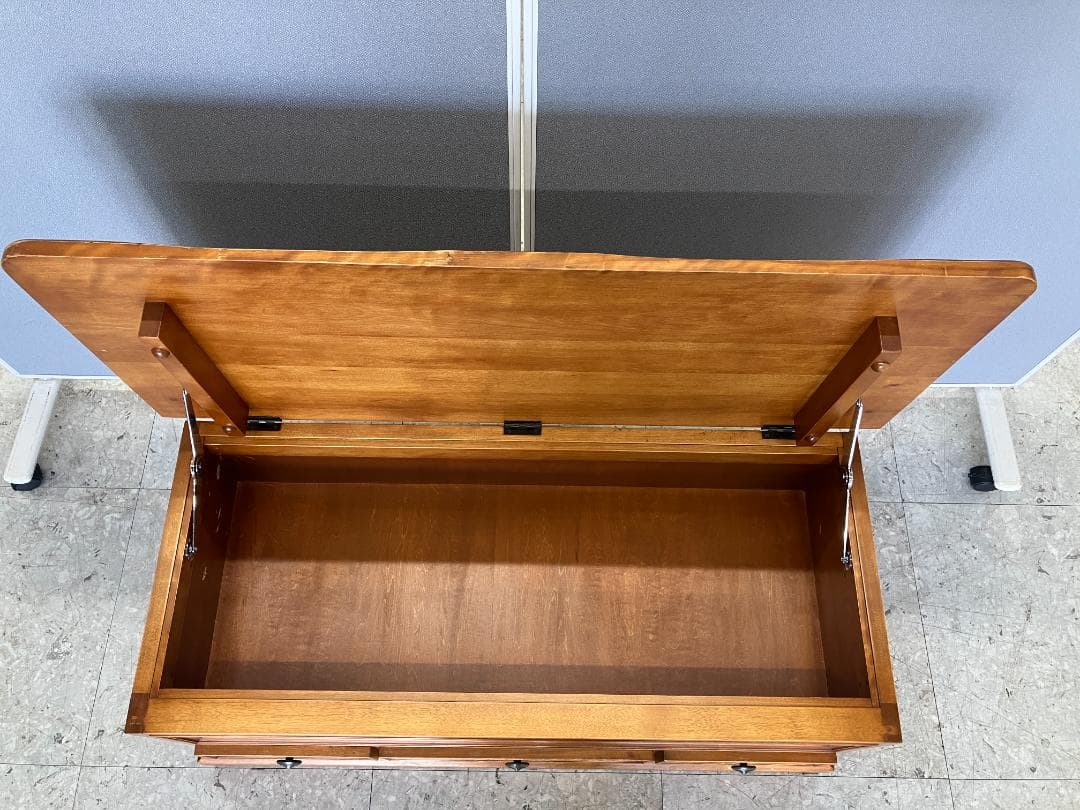 横浜ダニエル ベンチ収納 ベンチチェスト ブラウン