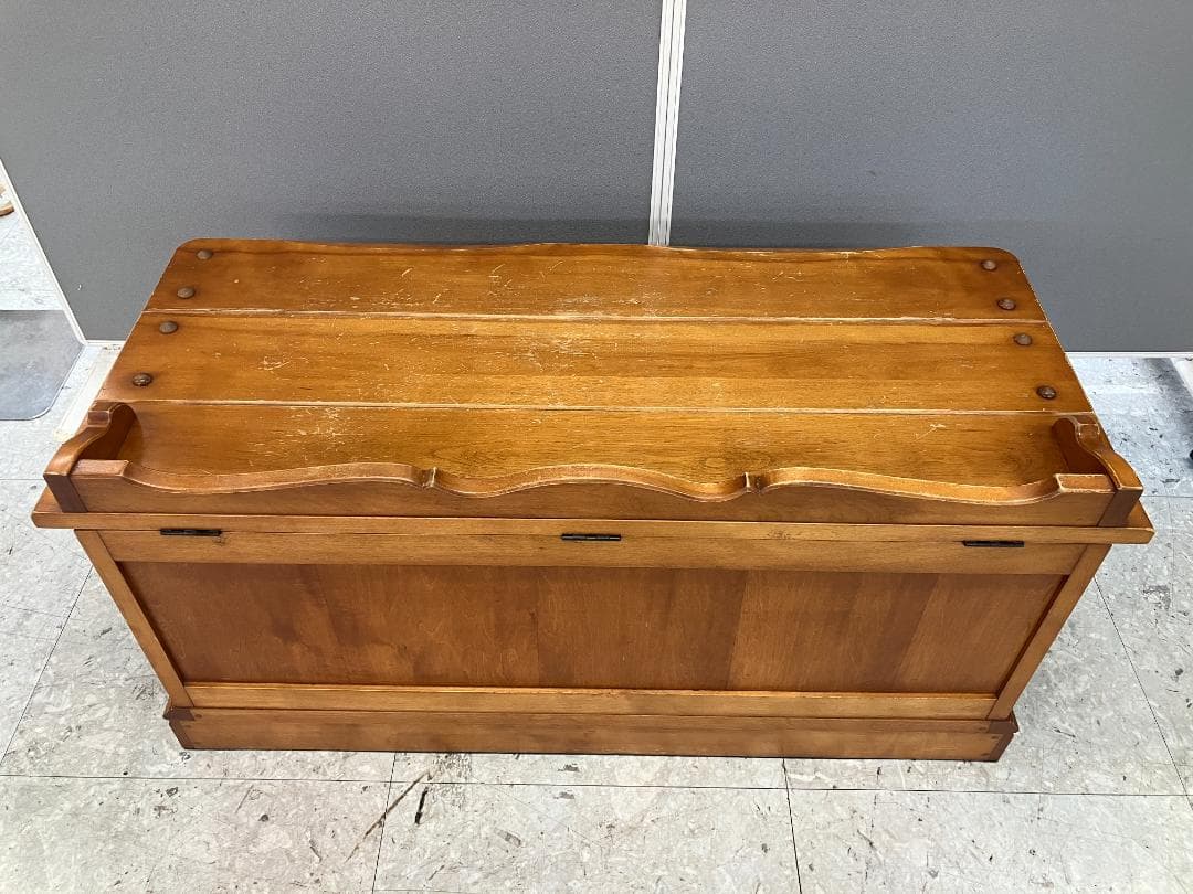 横浜ダニエル ベンチ収納 ベンチチェスト ブラウン