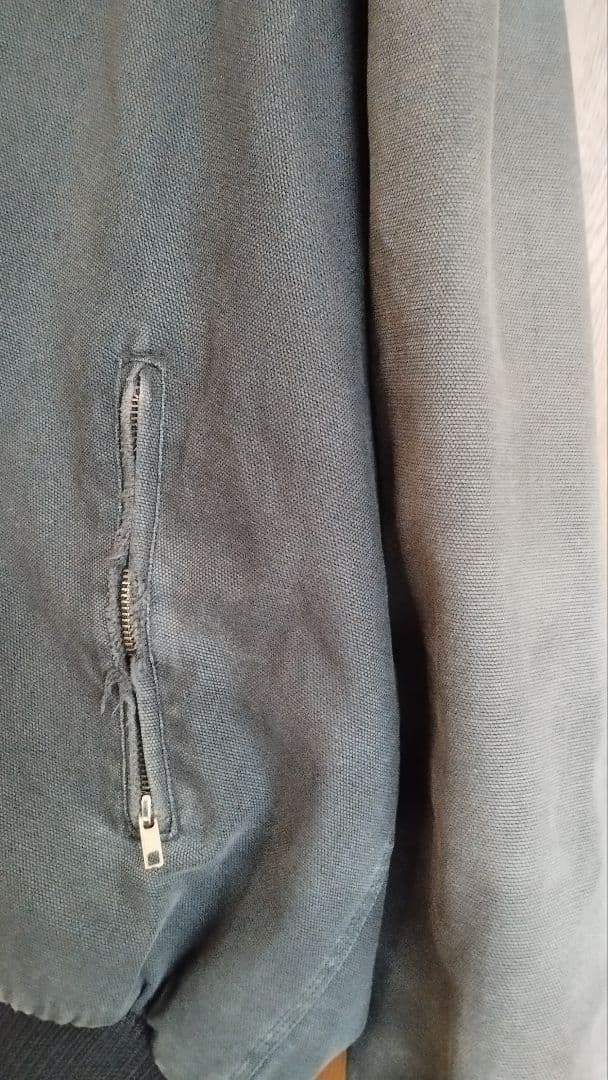 ボロの美学！雰囲気系 ダック地アクティブジャケット カーハートワーク系