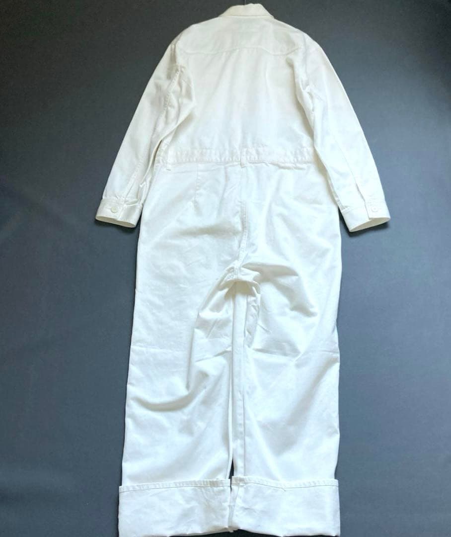 【Z 断捨離中】ウィムガゼット　2025ss ツイルジャンプスーツ 白