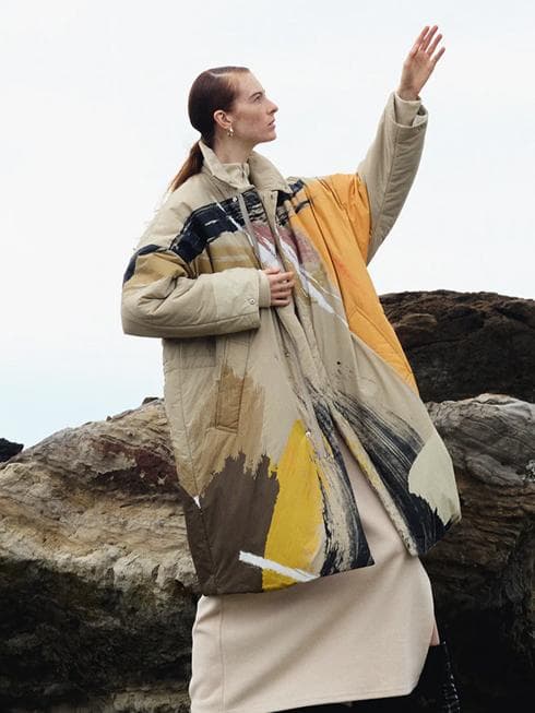 ジャケット・アウター N.HOOLYWOOD for Ameri LOUISE PAINT COAT