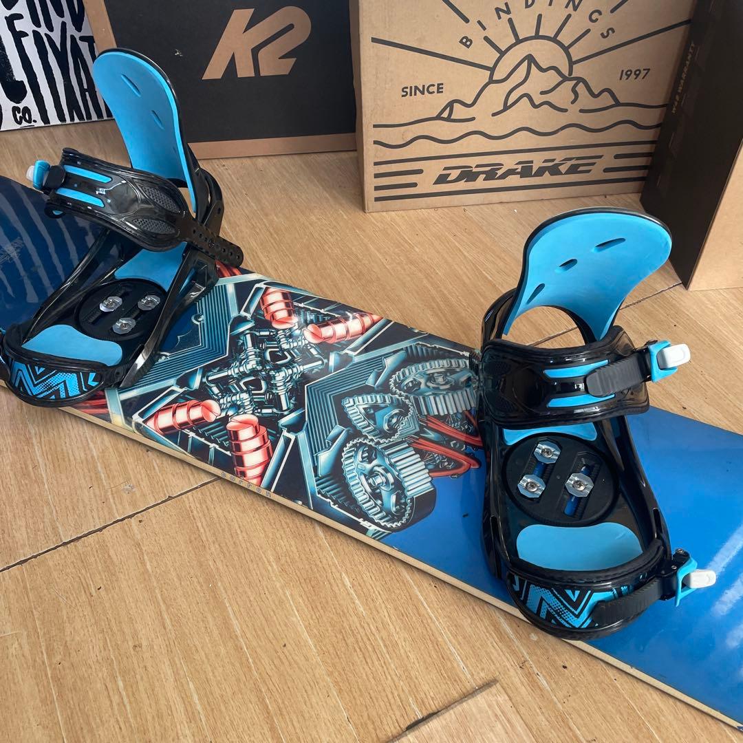 BURTON×MORROW　バートン　スノーボードセット　バインディング付