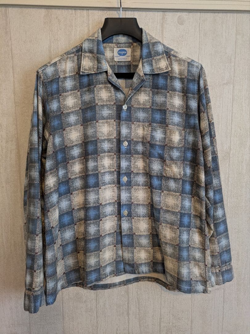 スペシャル FJ着 50s ピルグリム プリントネルシャツ ベルベルジン