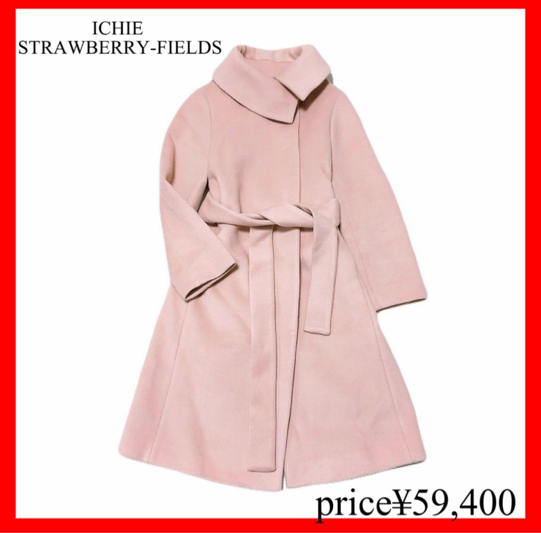 ICHIE STRAWBERRY-FIELDS✨ピンク ロングコート 令嬢コート