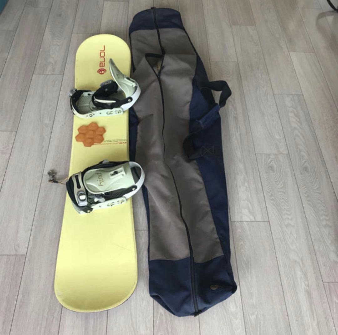 EVOl スノーボード バインディング ケース付き