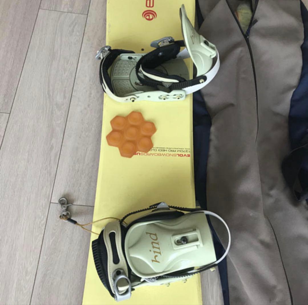 EVOl スノーボード バインディング ケース付き