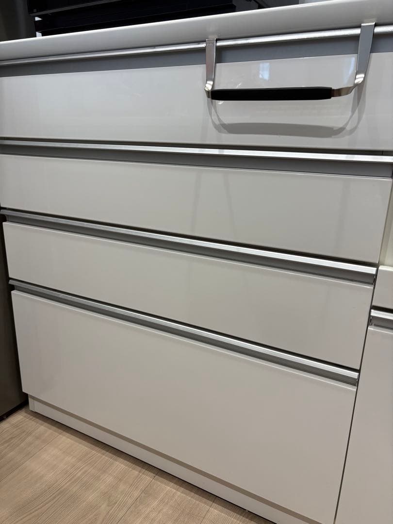 ニトリキッチンボード レジューム120-2AG-S WH/120-2QH-R