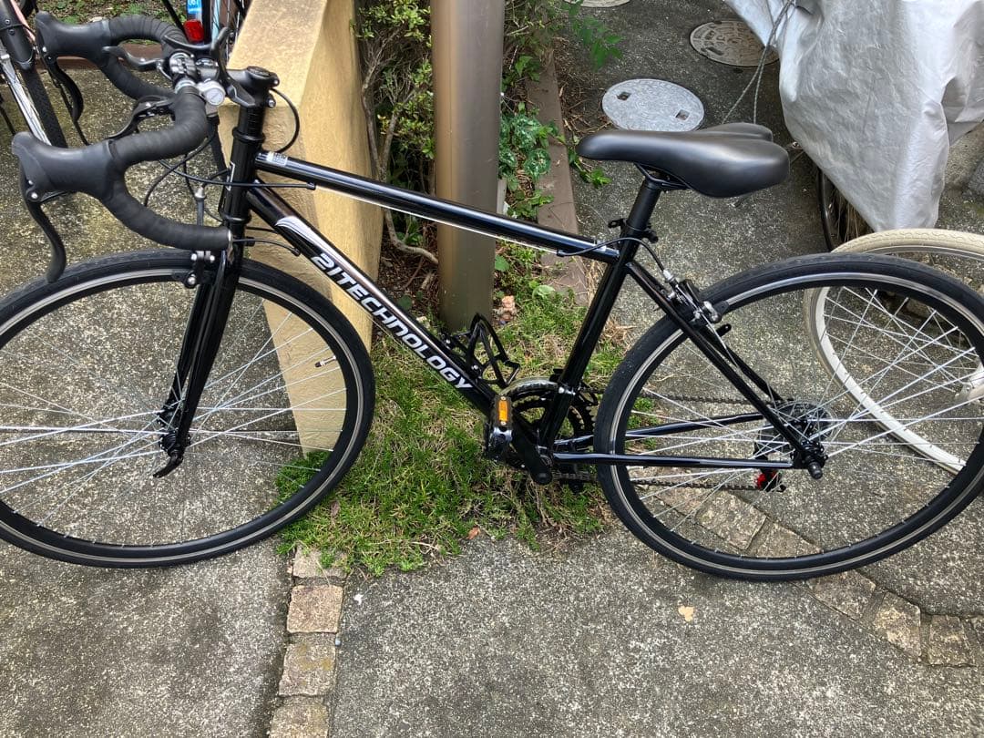 TECHNOLOGY ブラック ロードバイク 700C