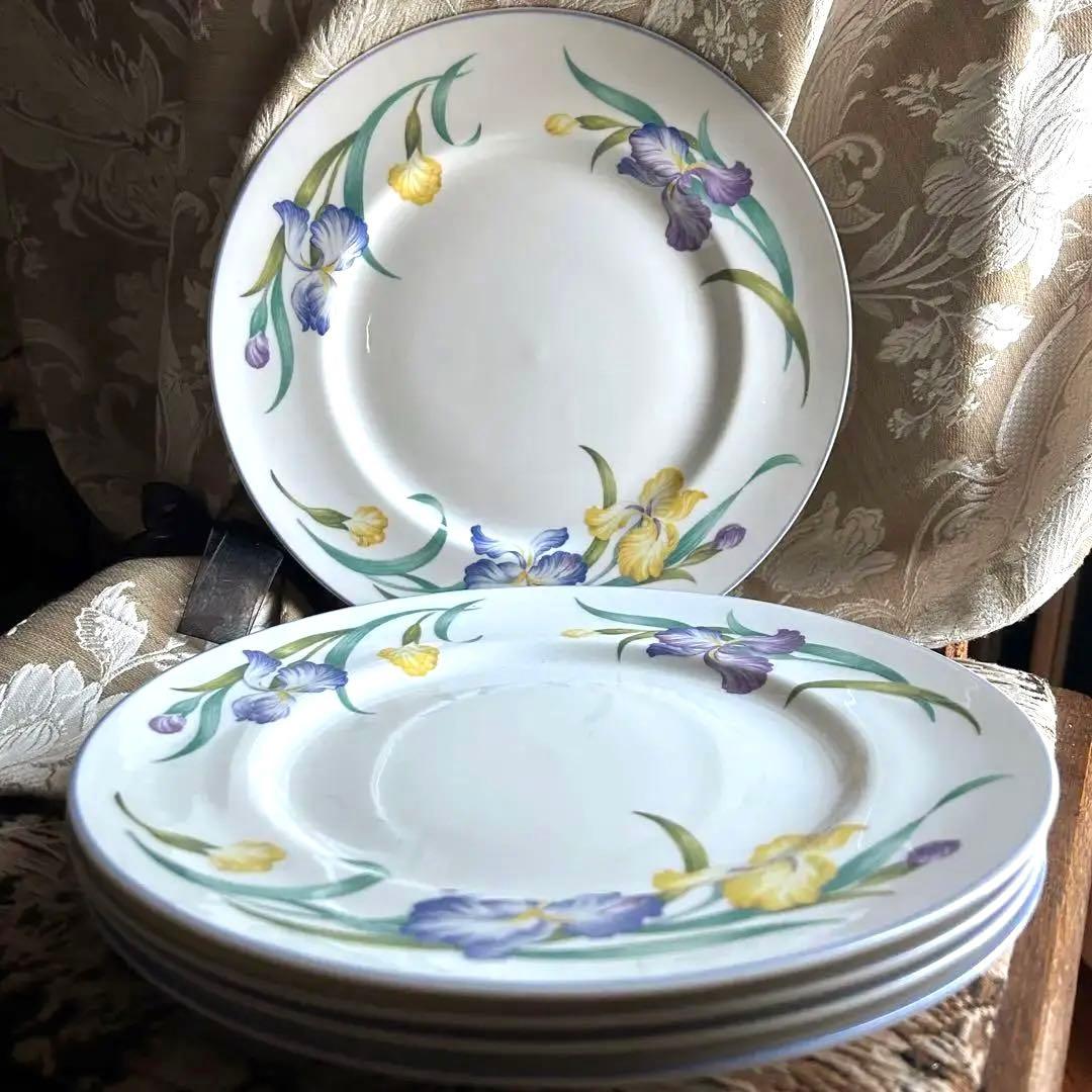 【新品】英国製  【LADYWOOD】アイリス花柄 5枚