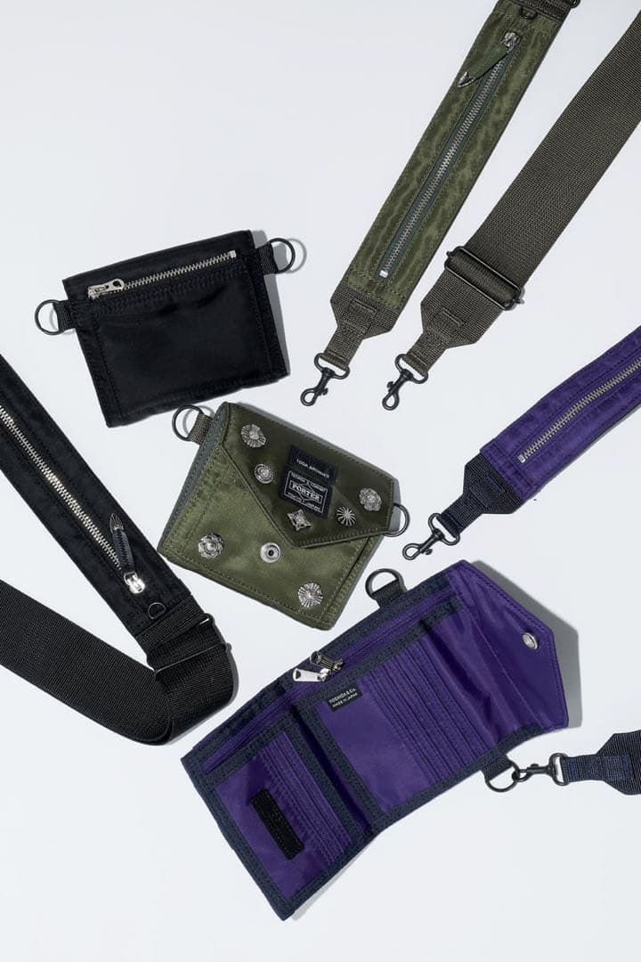 小物 TOGA Shoulder wallet PORTER SP BLACK