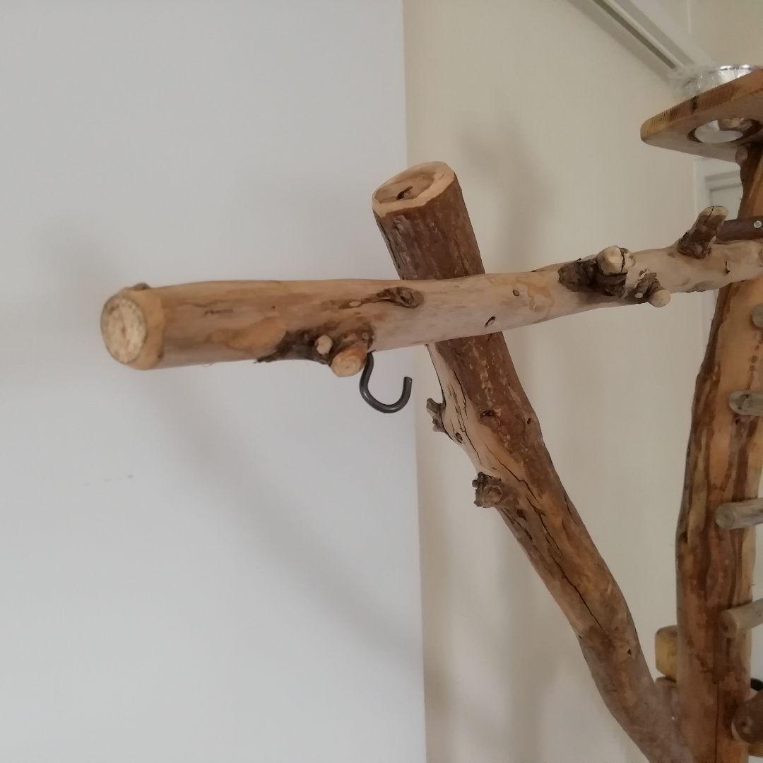 瑛 バードアスレチックジム大型 天然木 自然木 流木 止まり木 インコ