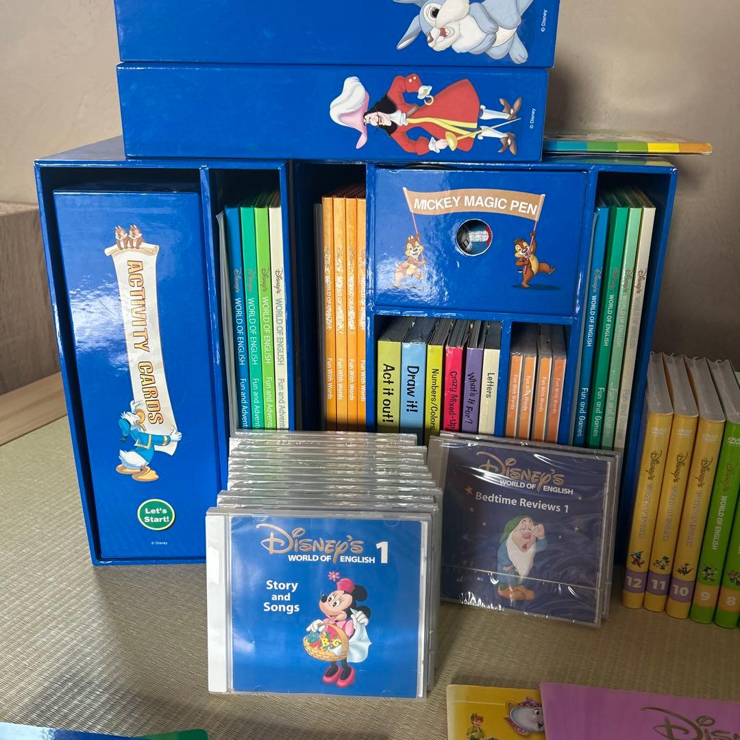 DWEディズニー 英語教材セット ステップバイステップ　ガイド付き　2017