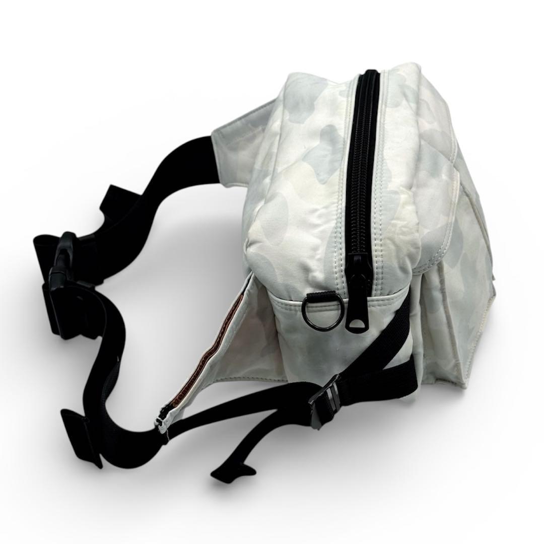 未使用級 PORTER×A BATHING APE ウエストバッグ ボディバッグ