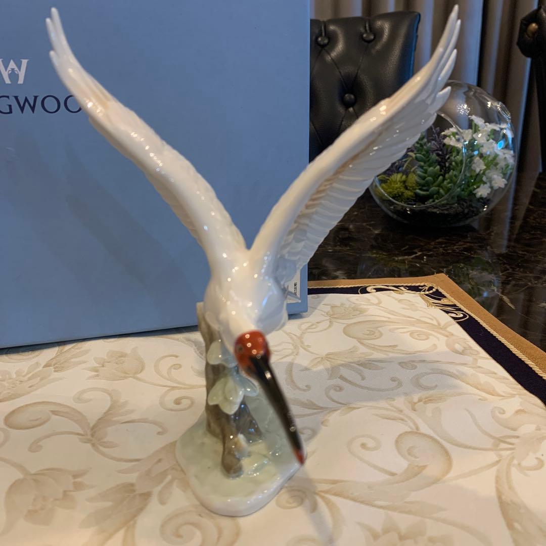 ウェッジウッド プレステージコレクション　トキ　フィギュリン　　陶板　プラーク