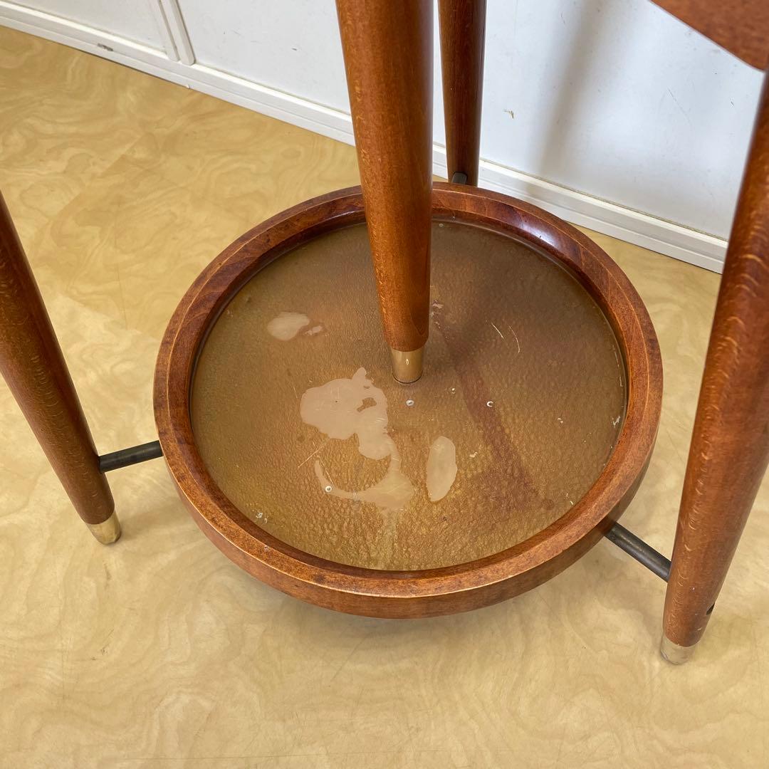 秋田木工 ポールハンガー④ コートハンガー 傘立て 洋服掛け ビンテージ