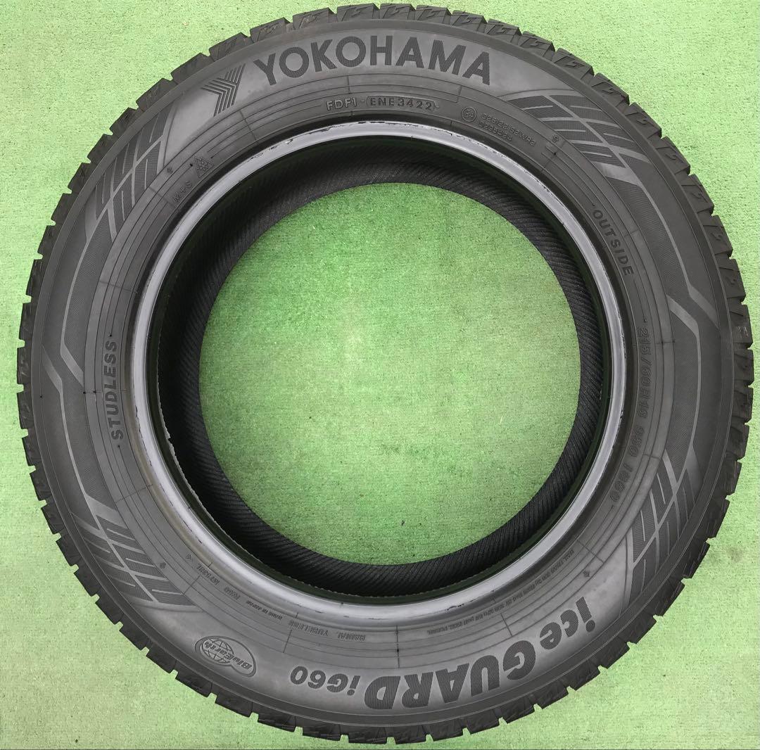 215/60 R16 YOKOHAMA ICE GUARD IG60、2022年