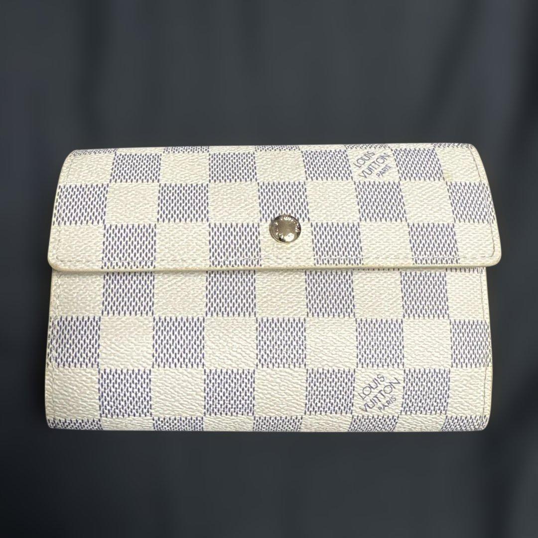 LOUIS VUITTON ダミエ・アズール 三つ折り財布