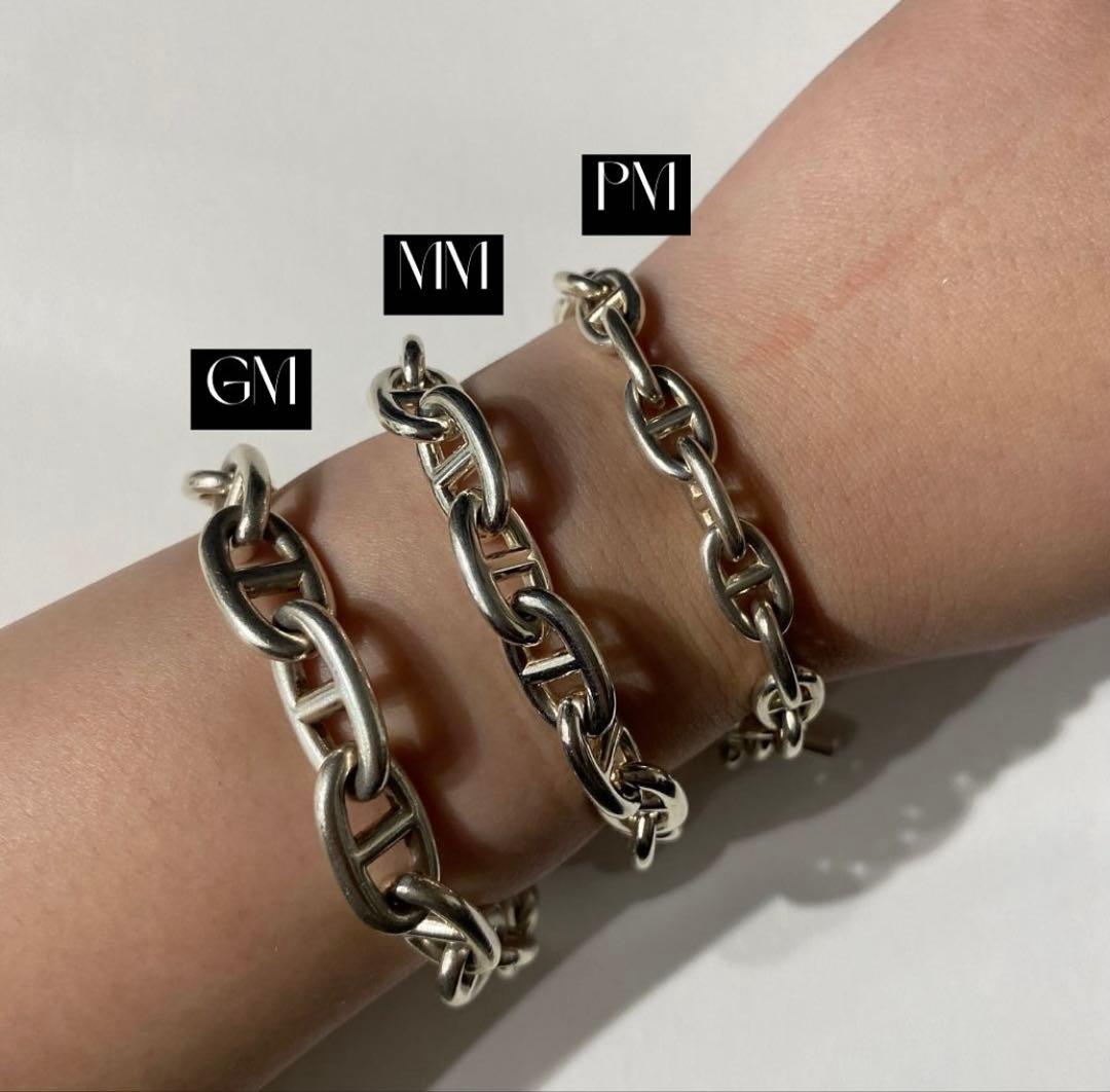 HERMES エルメス シェーヌダンクル ブレスレット PM 18 マルジェラ期