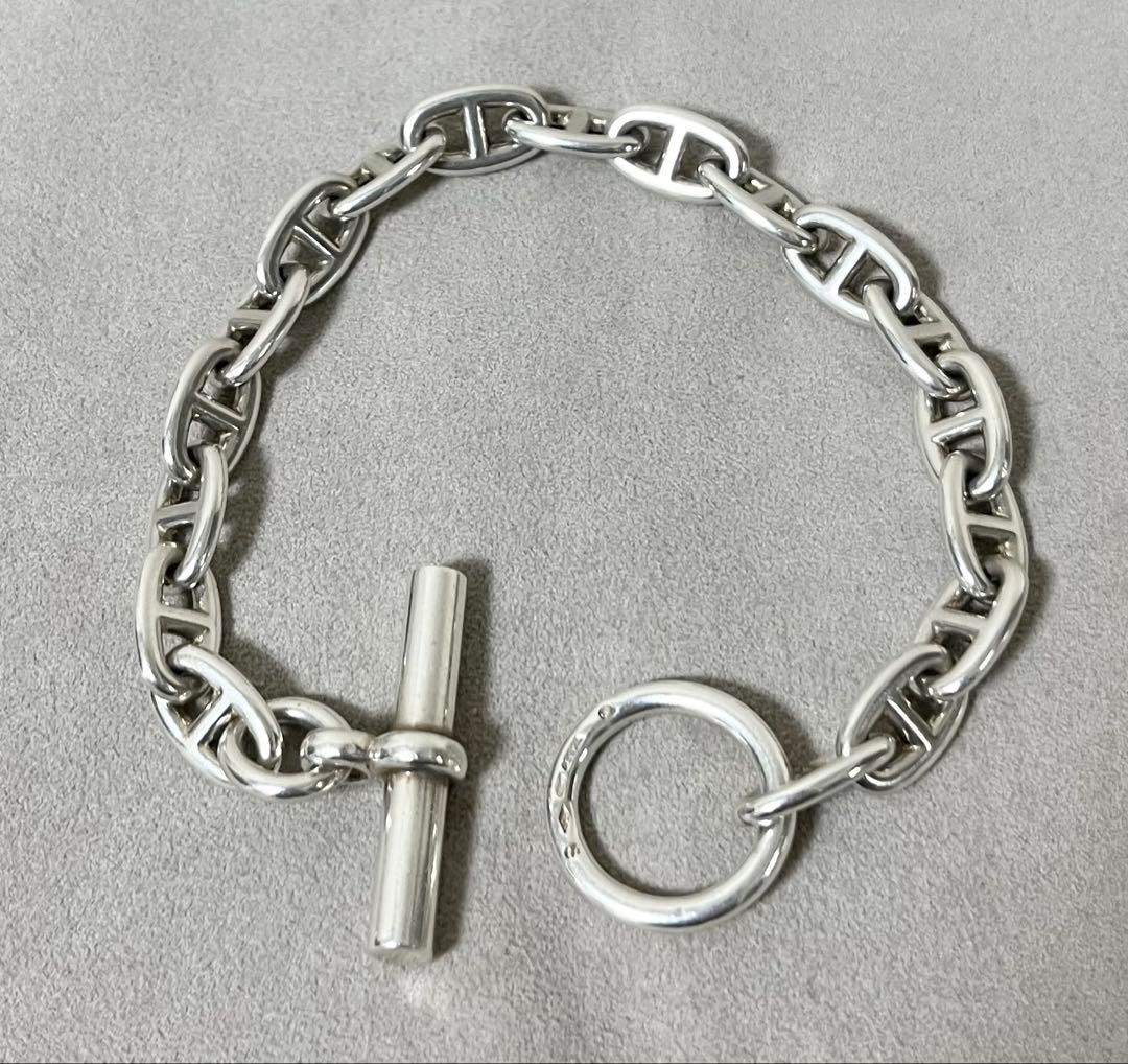 HERMES エルメス シェーヌダンクル ブレスレット PM 18 マルジェラ期