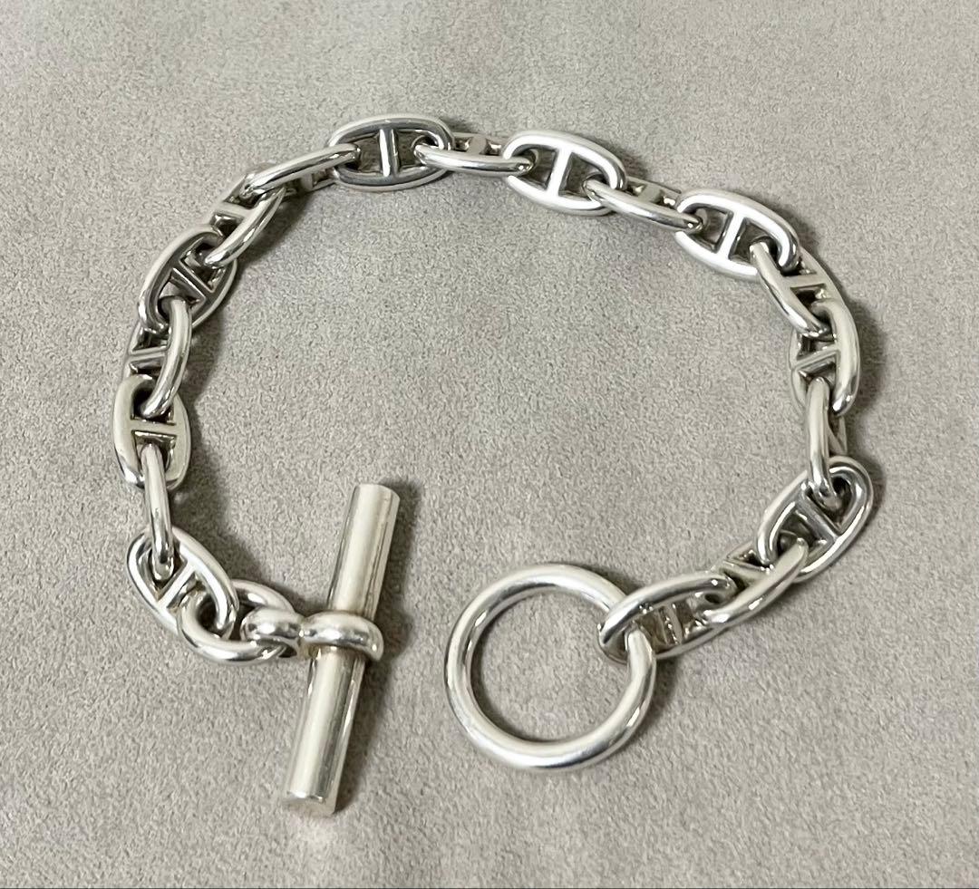 HERMES エルメス シェーヌダンクル ブレスレット PM 18 マルジェラ期