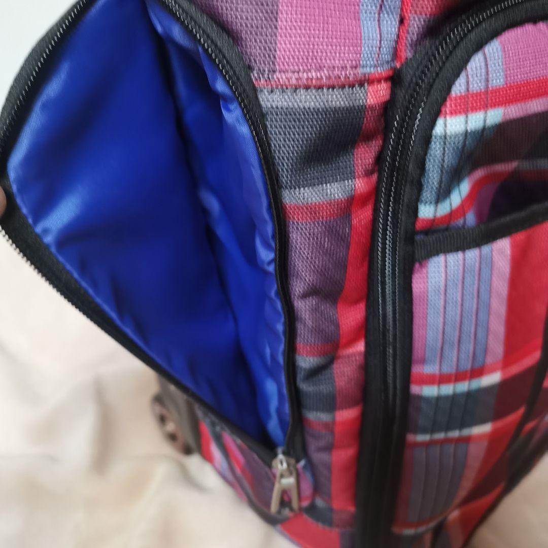 BURTON バートン キャリーケース キャンバス 多機能 チェック 多収納