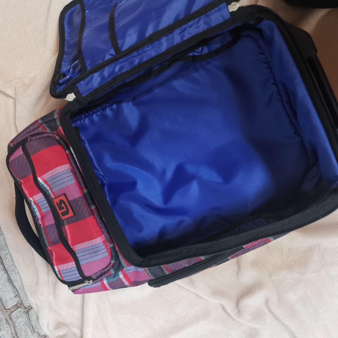 BURTON バートン キャリーケース キャンバス 多機能 チェック 多収納