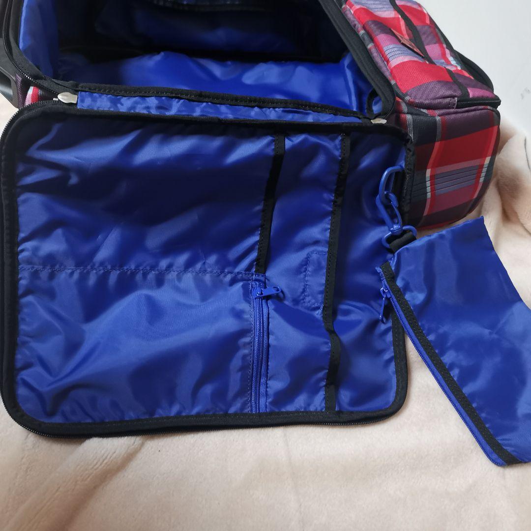 BURTON バートン キャリーケース キャンバス 多機能 チェック 多収納