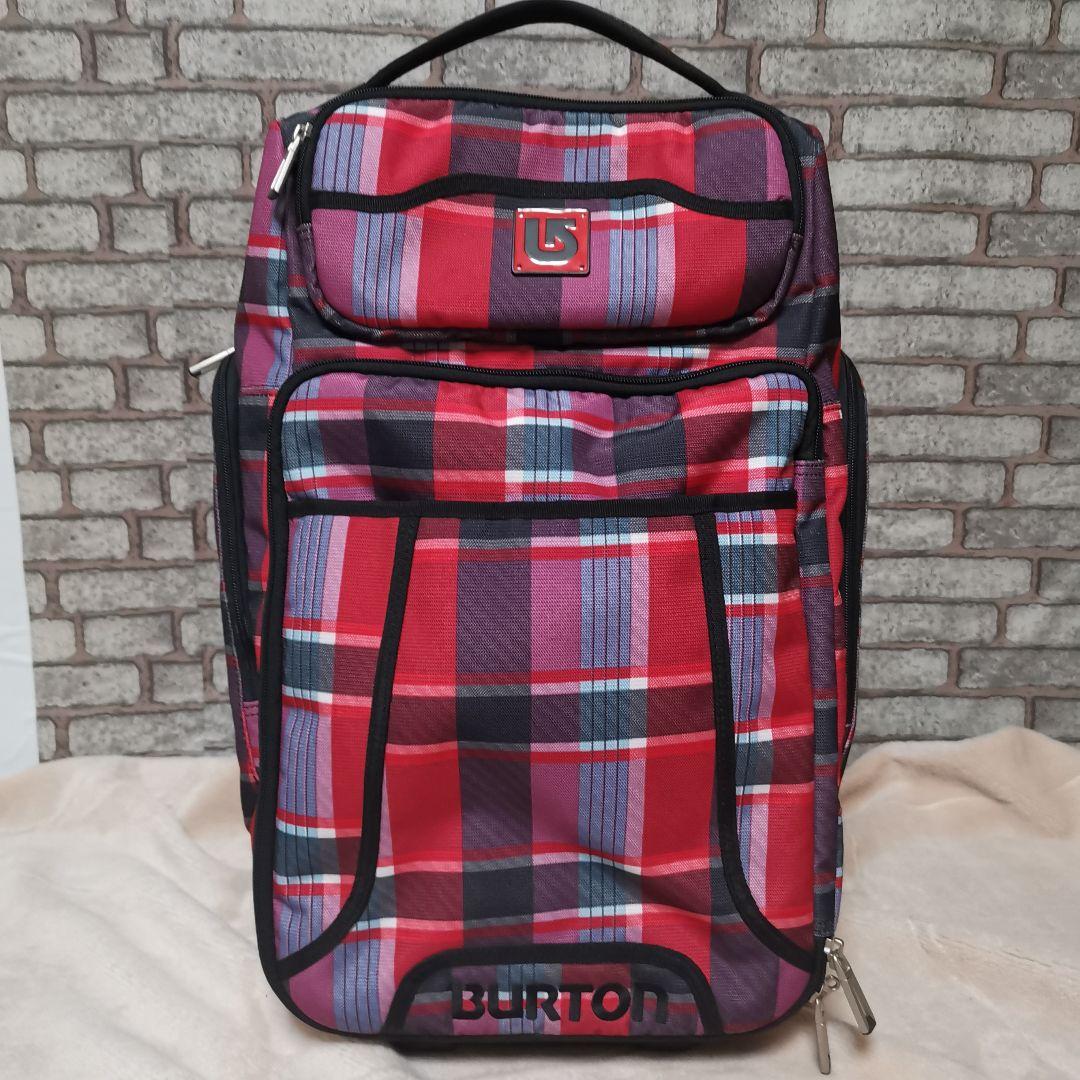 BURTON バートン キャリーケース キャンバス 多機能 チェック 多収納