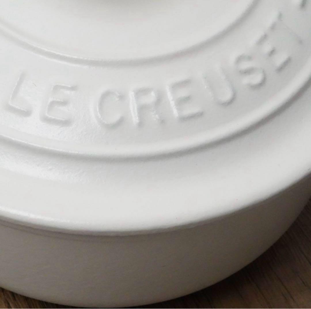 【美品】LE CREUSET　ソースパン　コットン　16cm フラワーツマミ