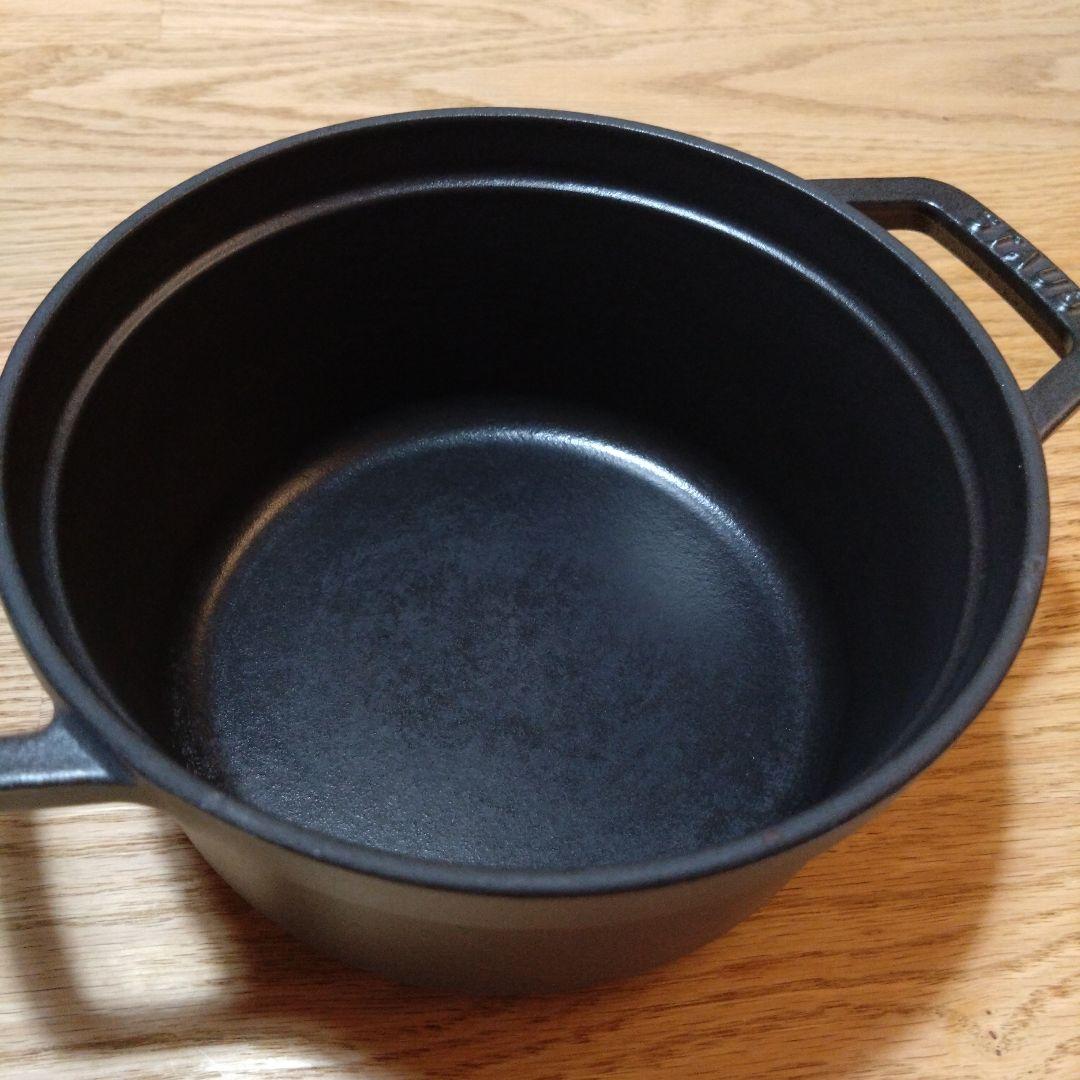 STAUB ストウブ ココット ラウンド 16cm 黒