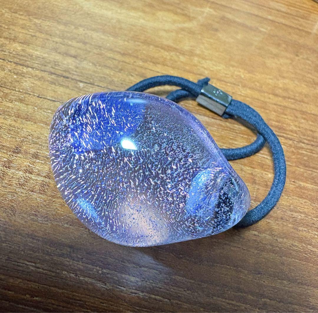 コレットマルーフ colette malouf グラスポニー ピンクラメ 紫