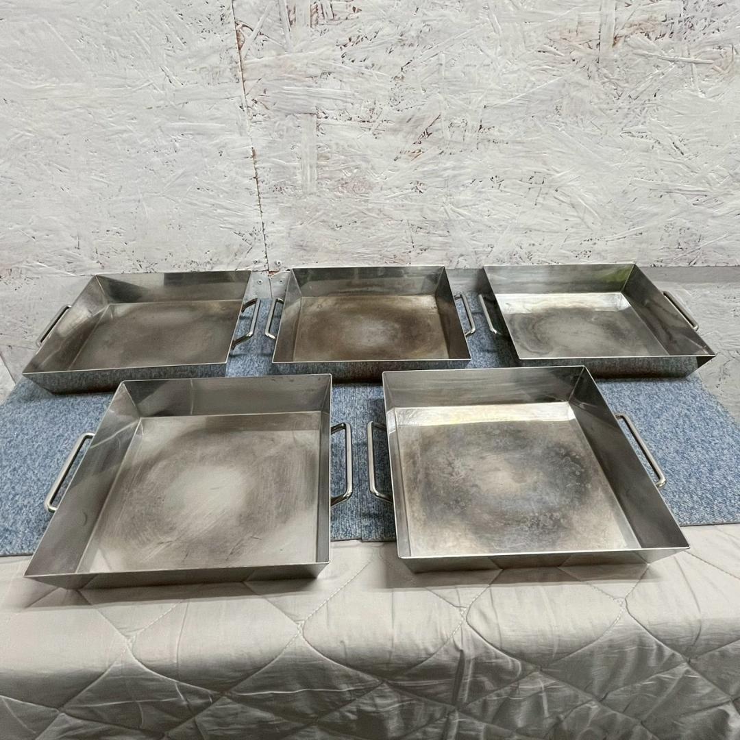 ステンレス製 業務用 ちりとり鍋 5個 セット まとめ売り ② A1276