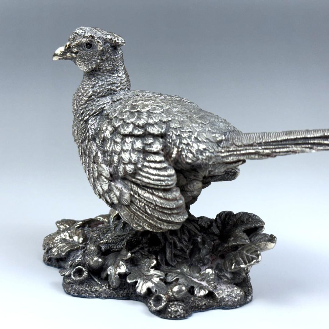 カントリーアーティスト スターリングシルバー 雉 キジ 436g 英国 純銀張り